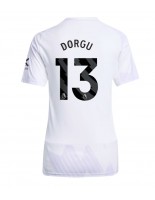 Manchester United Patrick Dorgu #13 Bortedrakt Dame 2025-26 Korte ermer